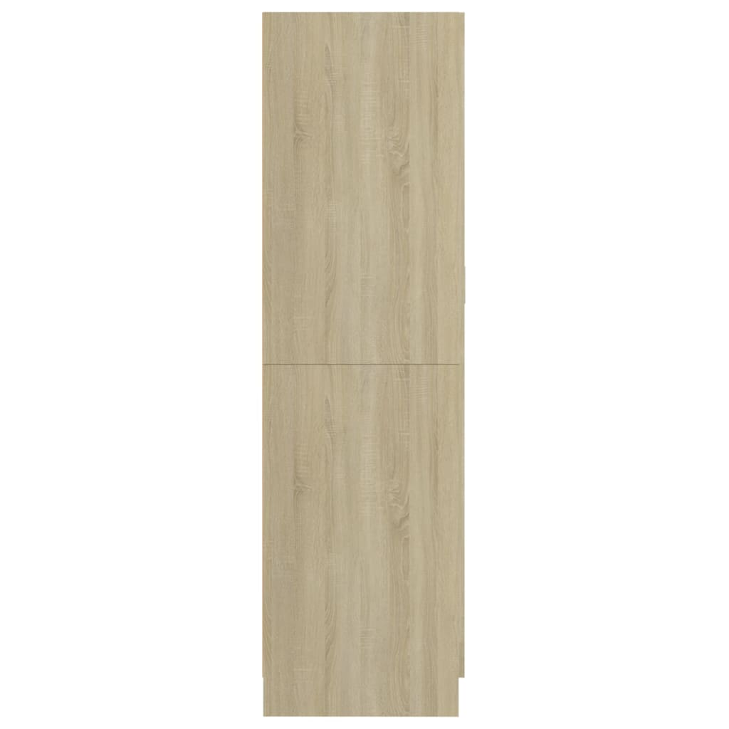 Wardrobe Sonoma Oak 82.5x51.5x180 cm Engineered Wood