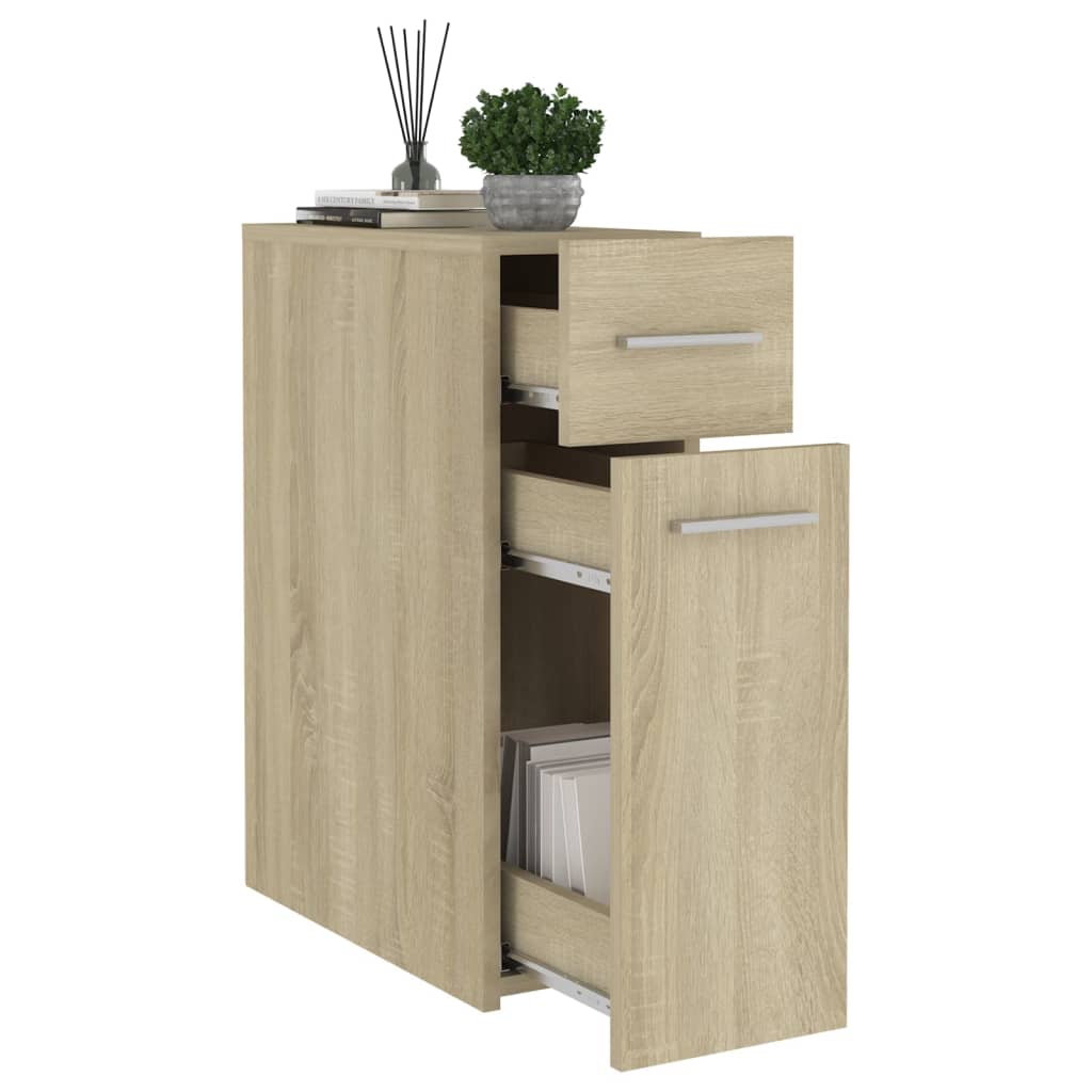 Apothecary Cabinet Sonoma Oak 20x45.5x60 cm Engineered Wood