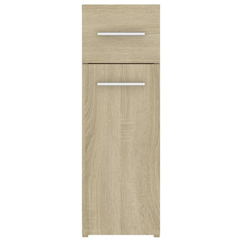 Apothecary Cabinet Sonoma Oak 20x45.5x60 cm Engineered Wood