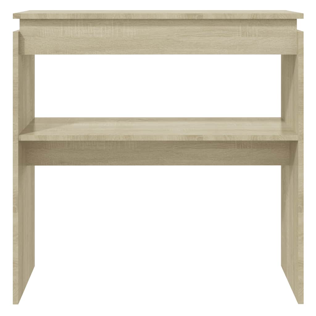 Console Table Sonoma Oak 80x30x80 cm Engineered Wood