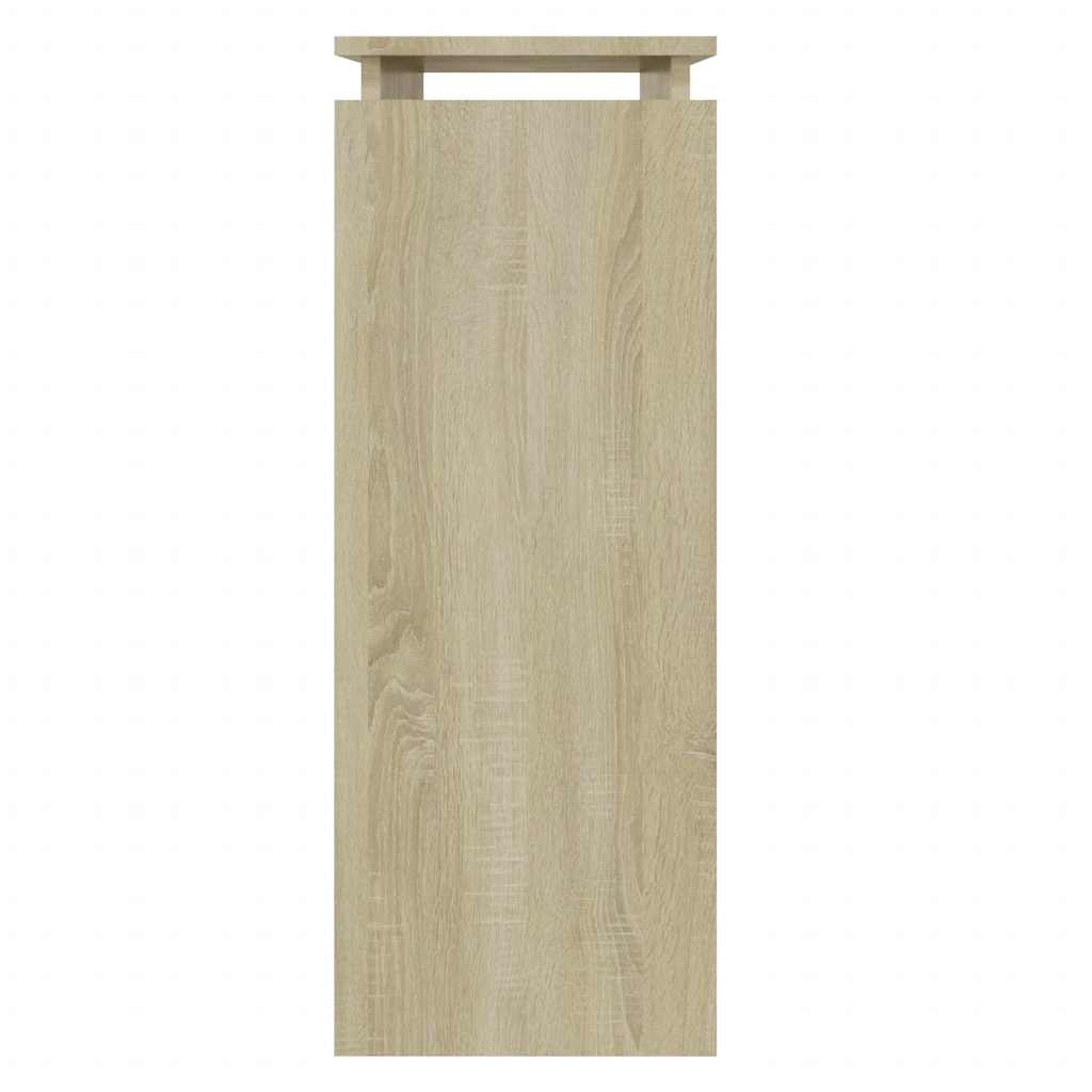 Console Table Sonoma Oak 80x30x80 cm Engineered Wood