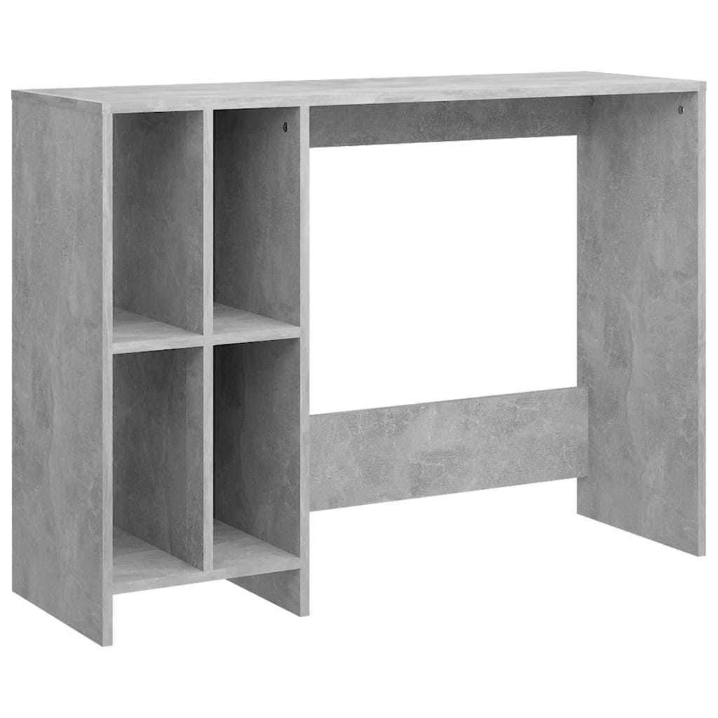 Notebook Desk Concrete Grey 102.5x35x75 cm Engineered Wood