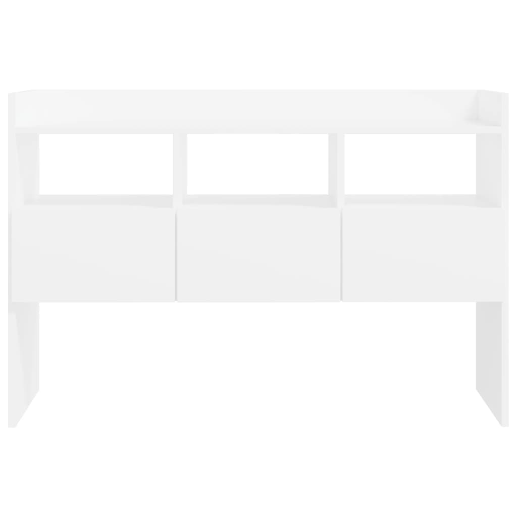 Sideboard White 105x30x70 cm Engineered Wood