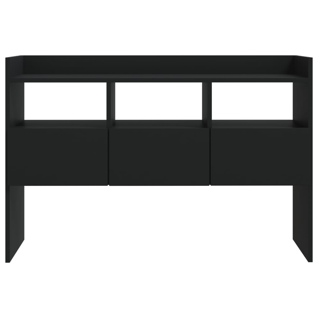 Sideboard Black 105x30x70 cm Engineered Wood