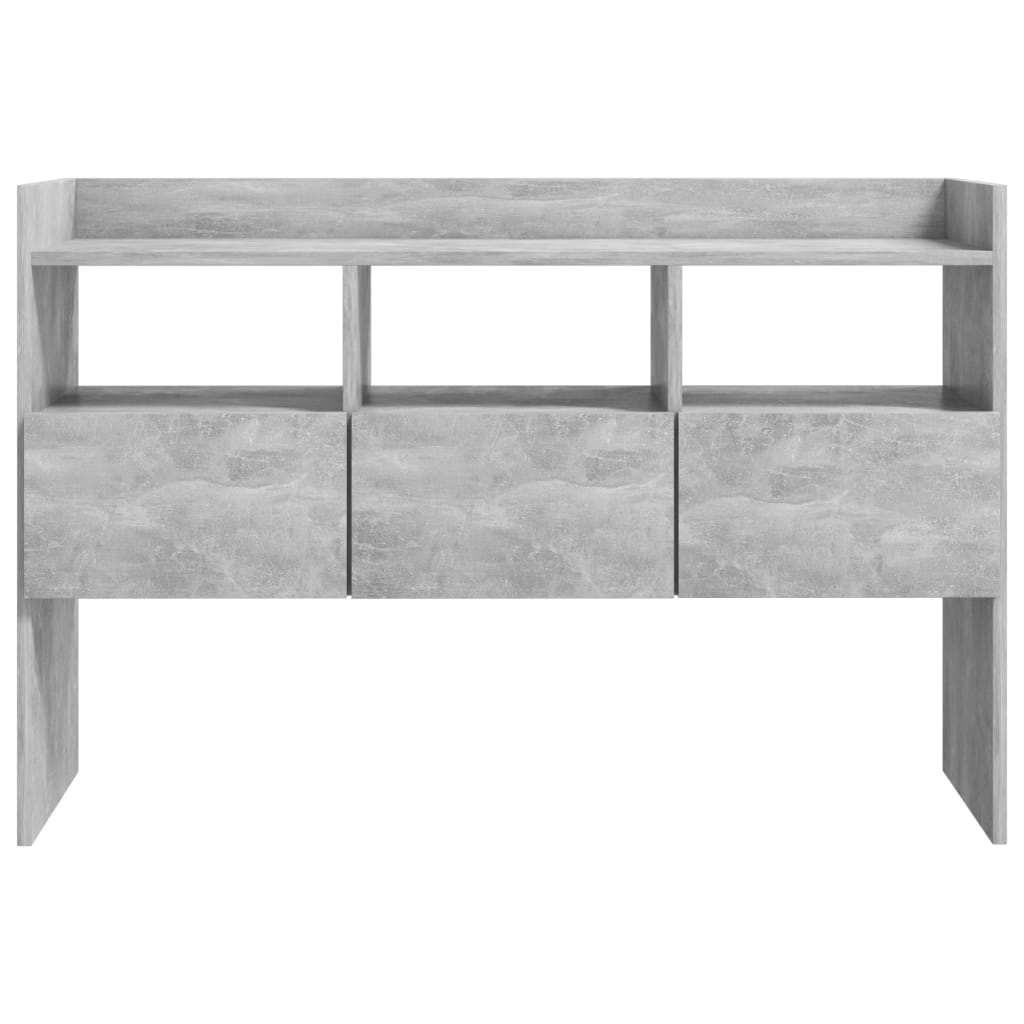 Sideboard Concrete Grey 105x30x70 cm Engineered Wood