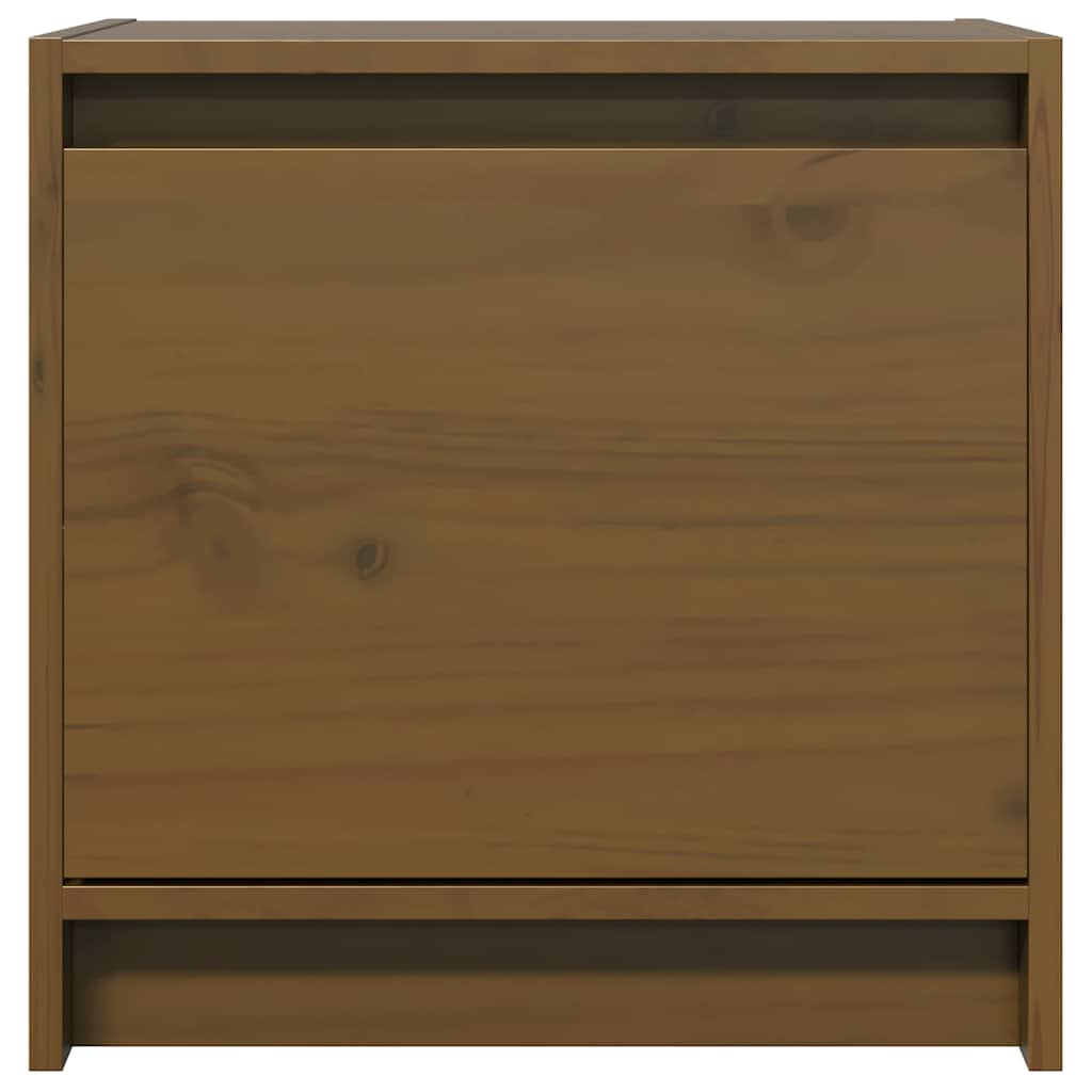 Bedside Cabinets 2 pcs Honey Brown 40x30.5x40 cm Solid Pinewood