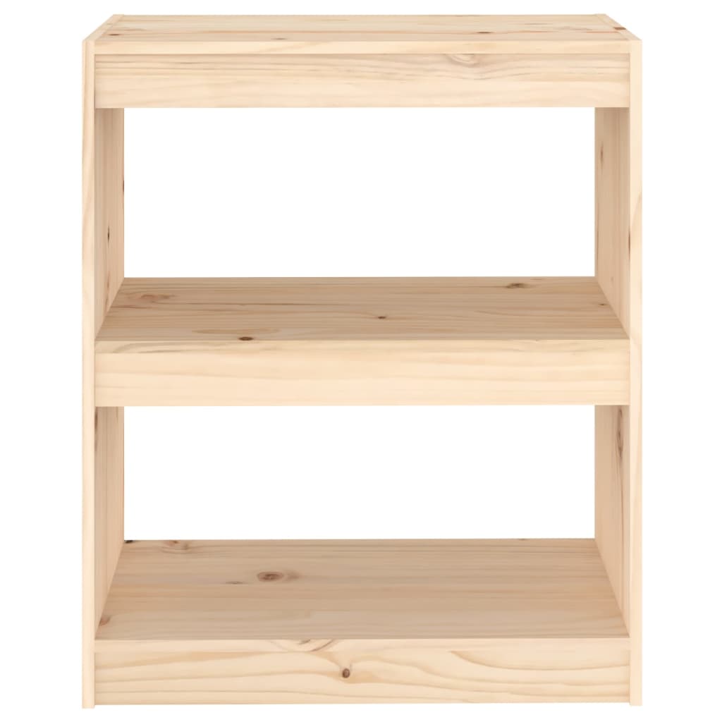 Book Cabinet/Room Divider 60x30x71.5 cm Solid Wood Pine
