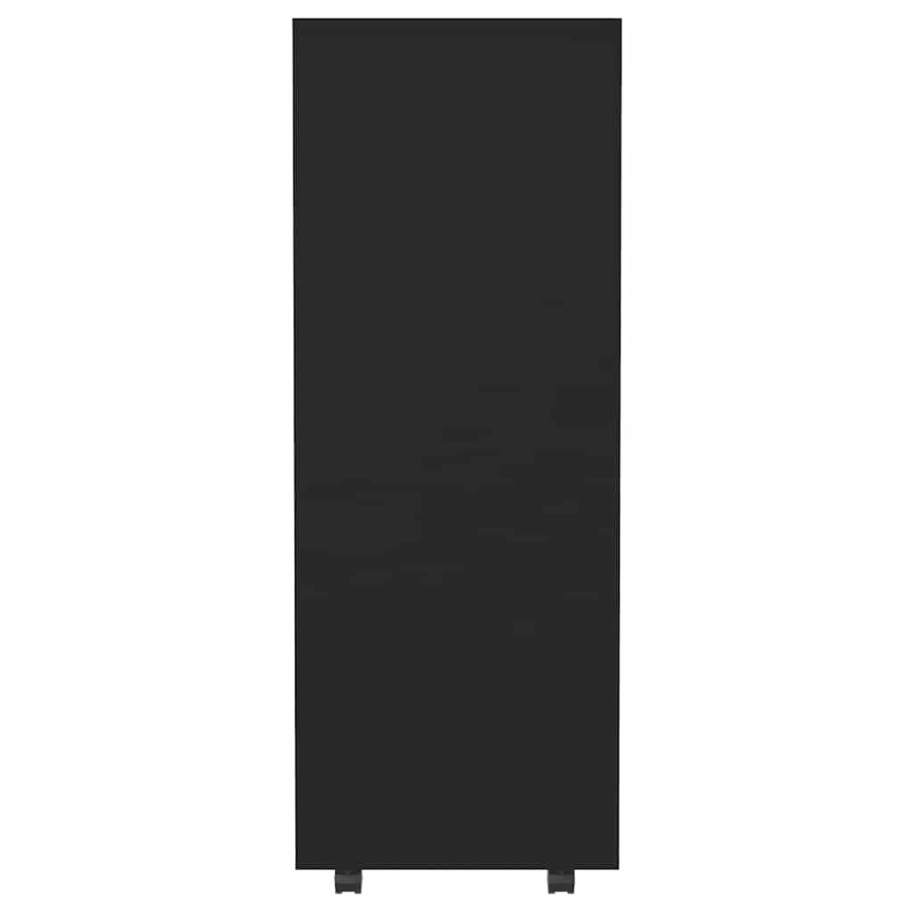 Wardrobe Black 80x40x110 cm Engineered Wood