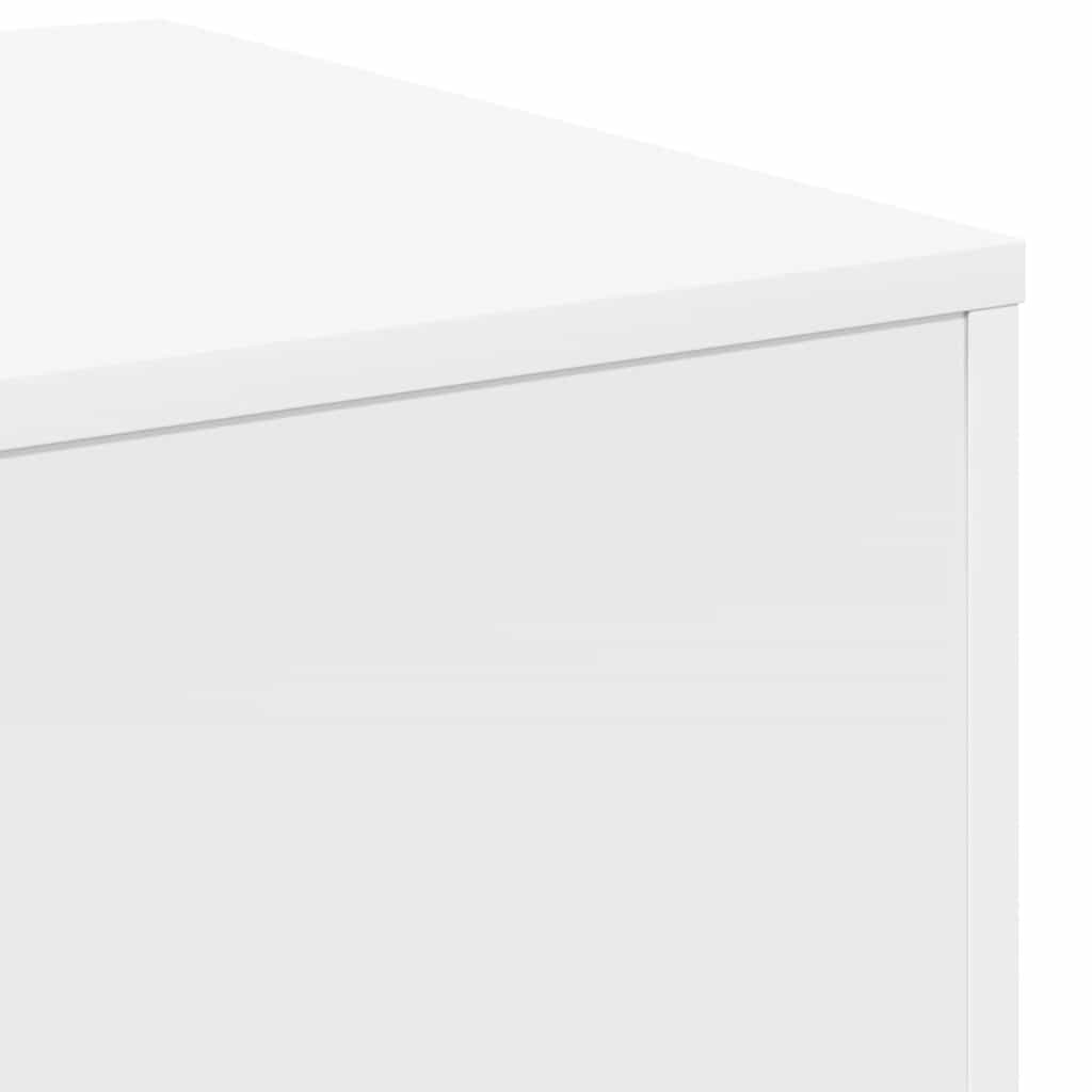 Side Tables 3 pcs White Engineered Wood