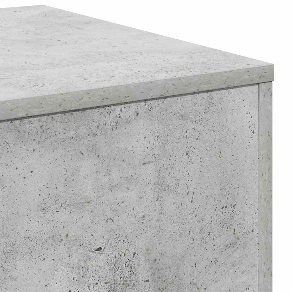 Side Tables 3 pcs Concrete Grey Engineered Wood