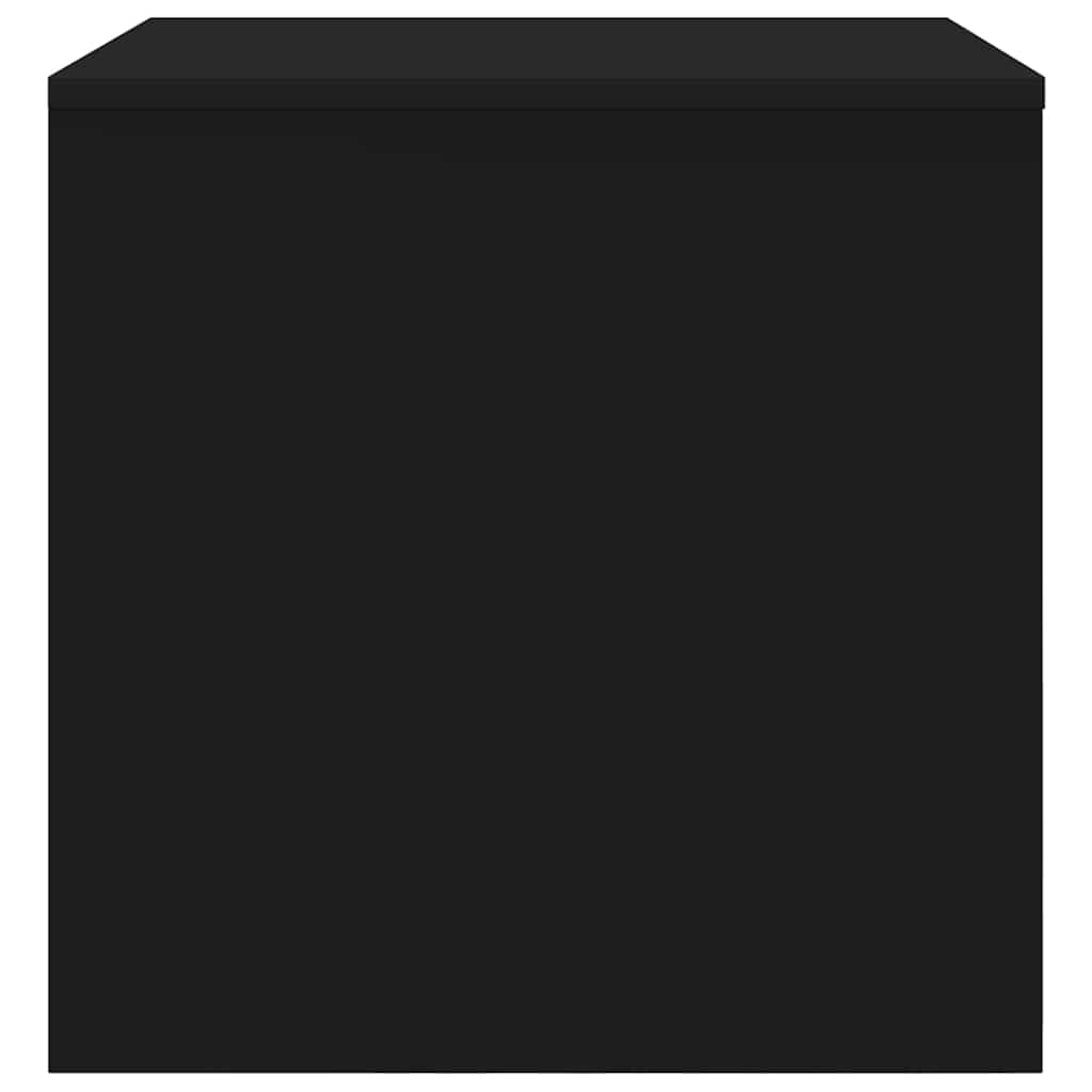 Nesting Tables 3 pcs Black Engineered Wood