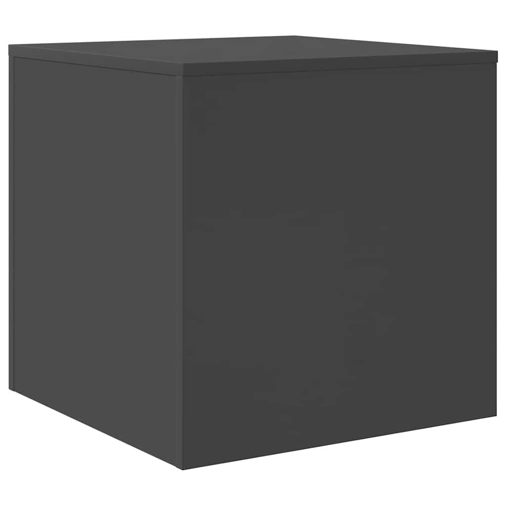 Nesting Tables 3 pcs High Gloss Grey Engineered Wood