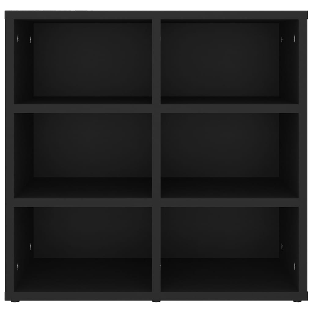 Shoe Cabinet Black 52.5x30x50 cm