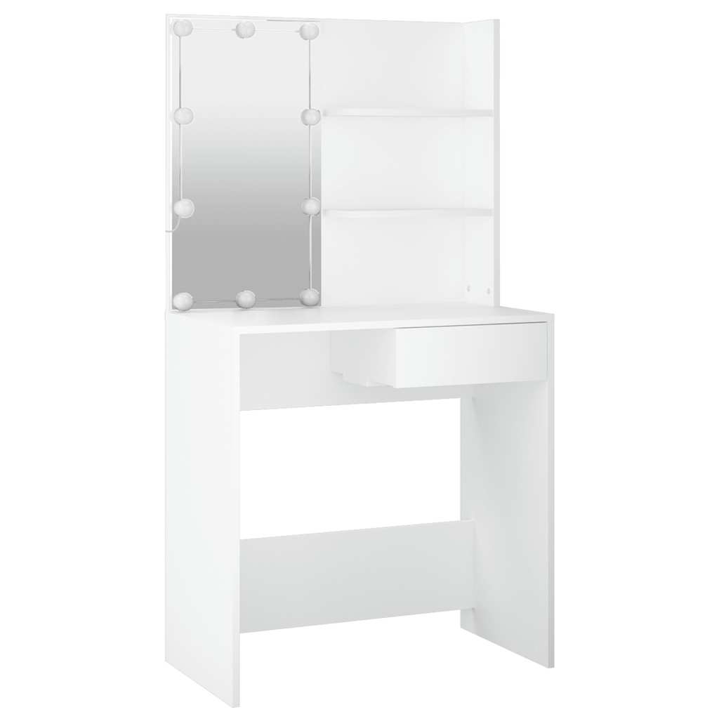 Dressing Table With Led 74.5X40X141 Cm