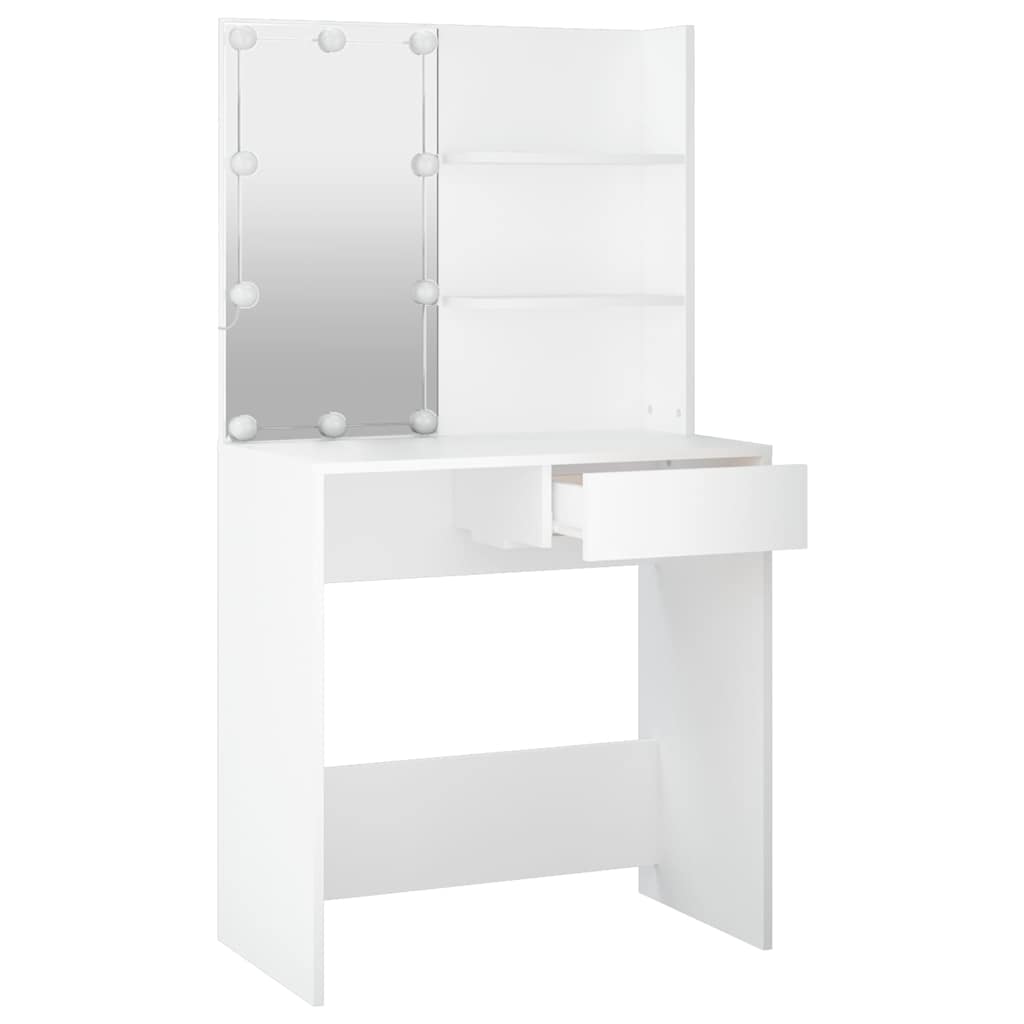 Dressing Table With Led 74.5X40X141 Cm