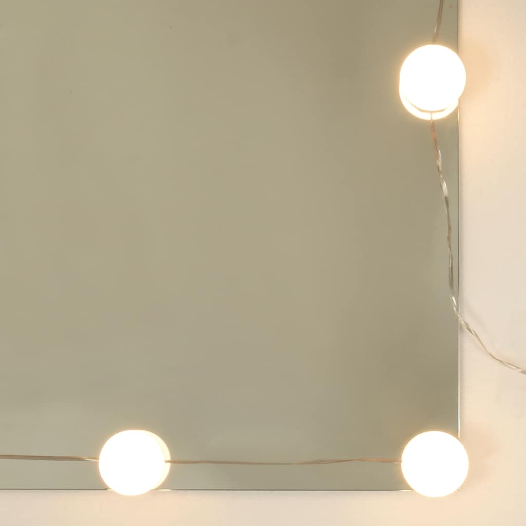 Dressing Table With Led 74.5X40X141 Cm