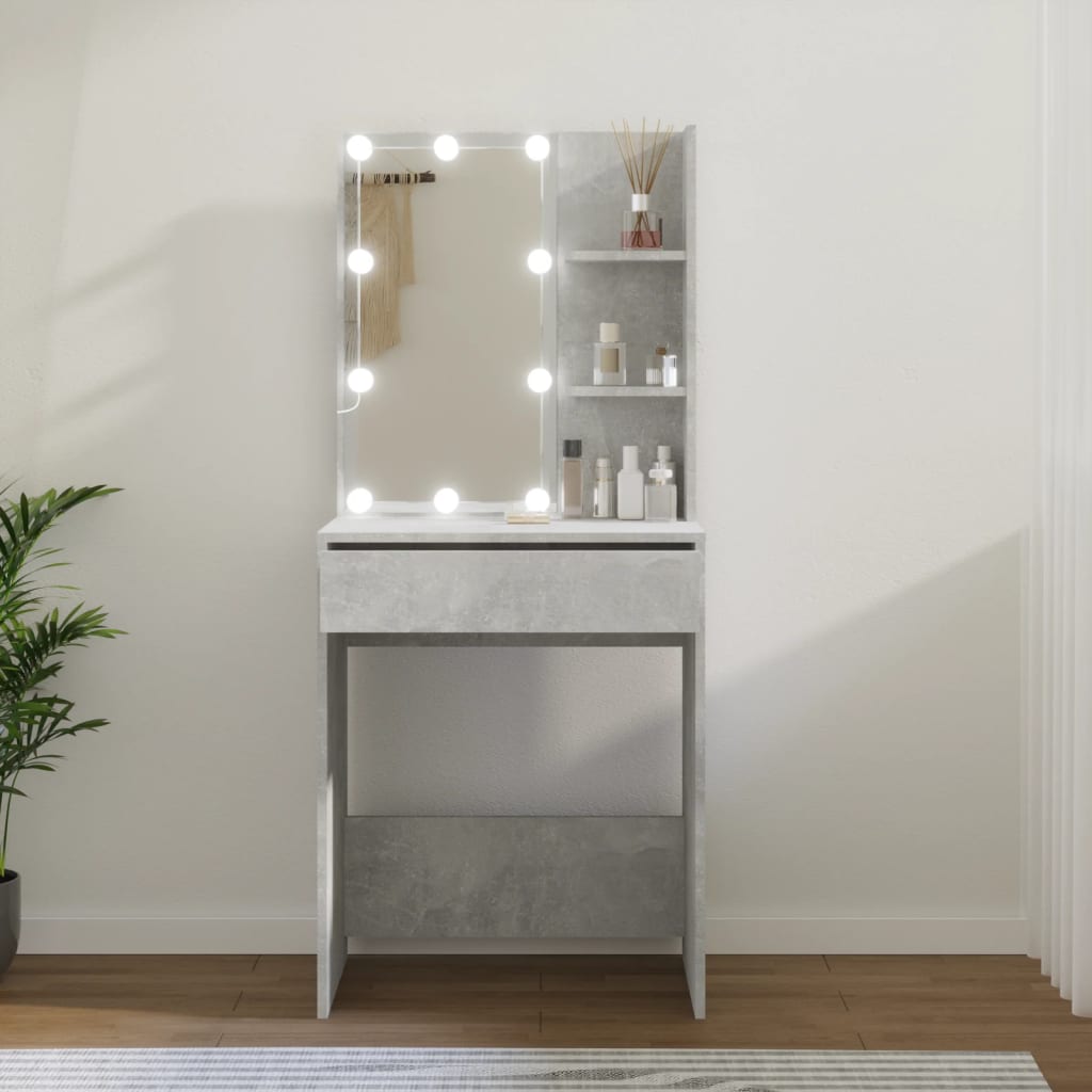 Dressing Table 60 X 40 X 140 Cm Engineered Wood