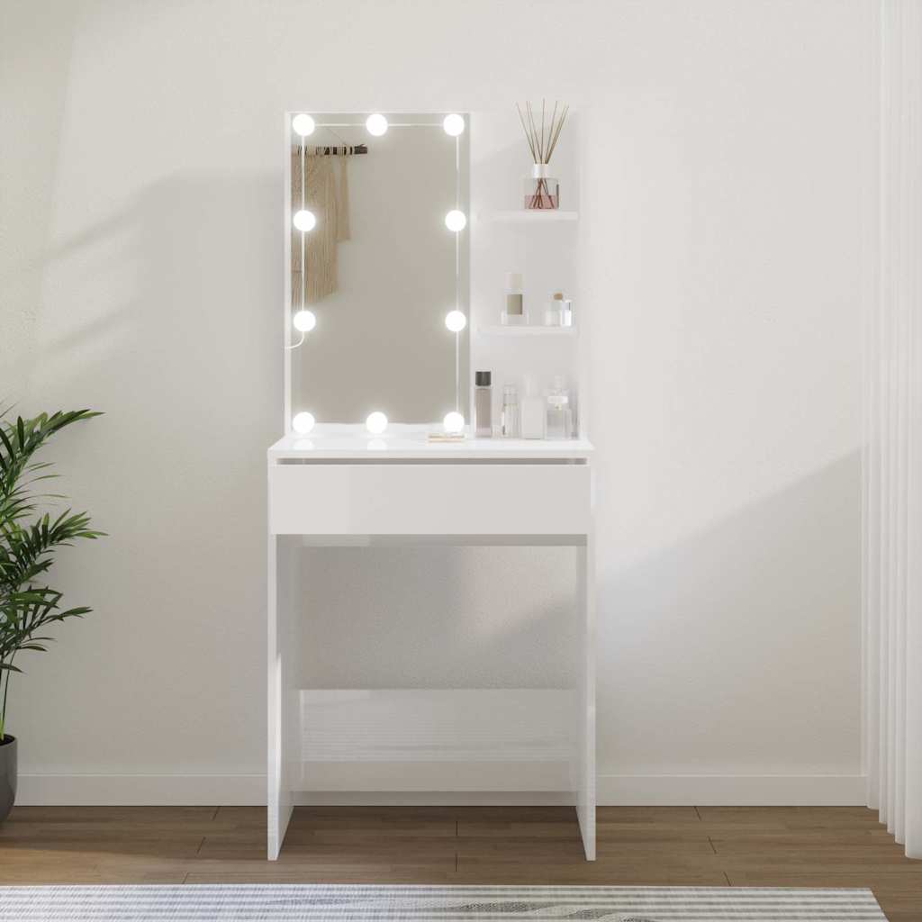 Dressing Table 60 X 40 X 140 Cm Engineered Wood