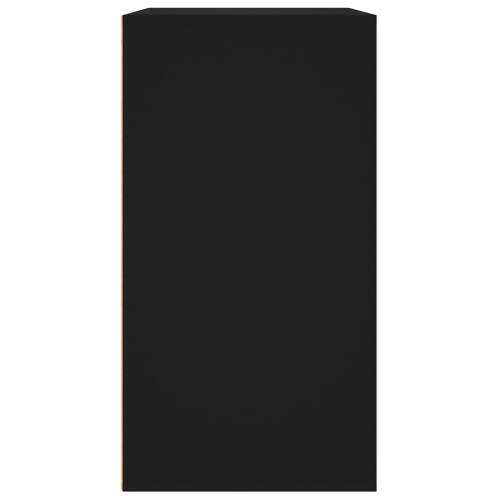 Cosmetic Cabinet Black 80x40x75 cm Engineered Wood