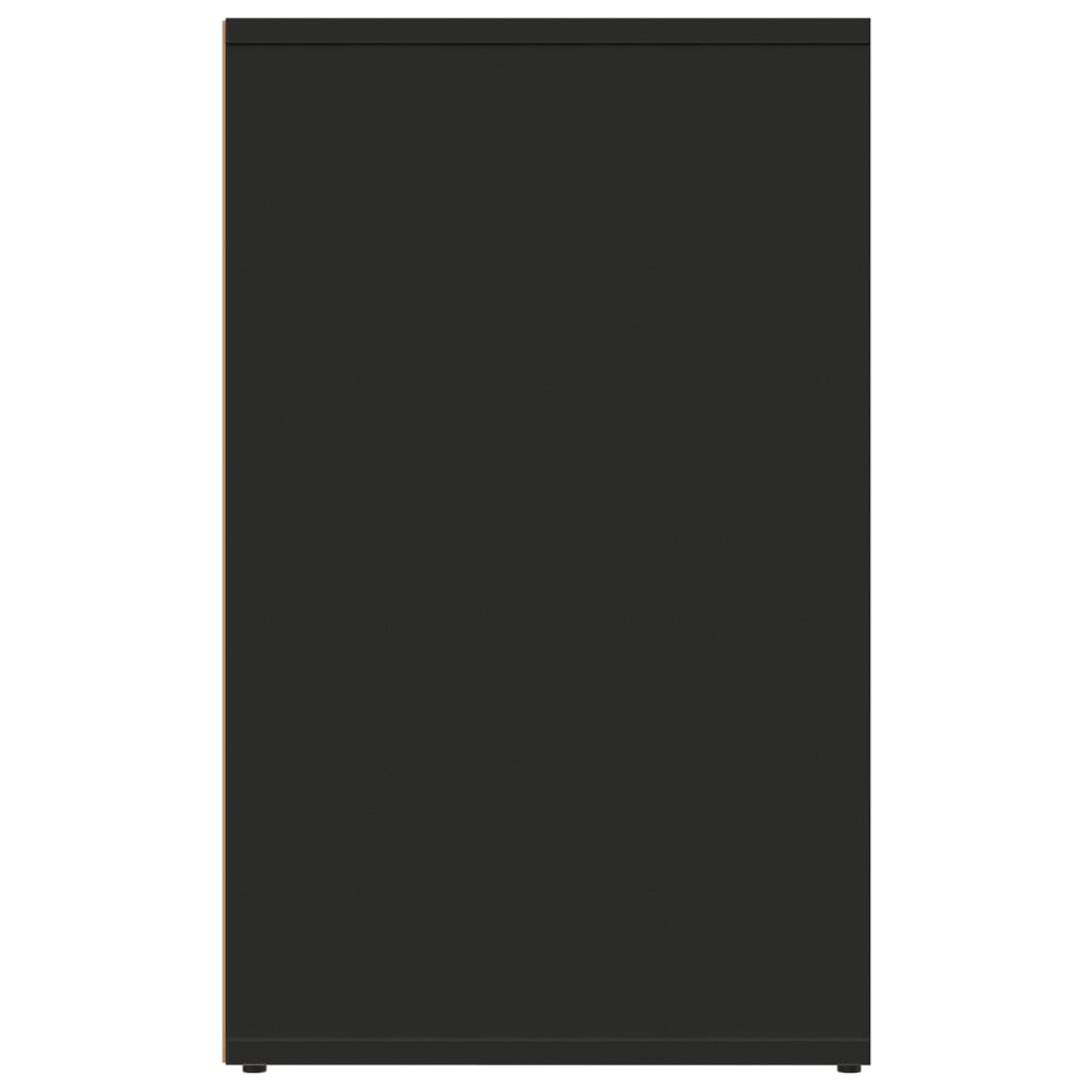 Dressing Cabinet Black 80x40x65 cm Engineered Wood