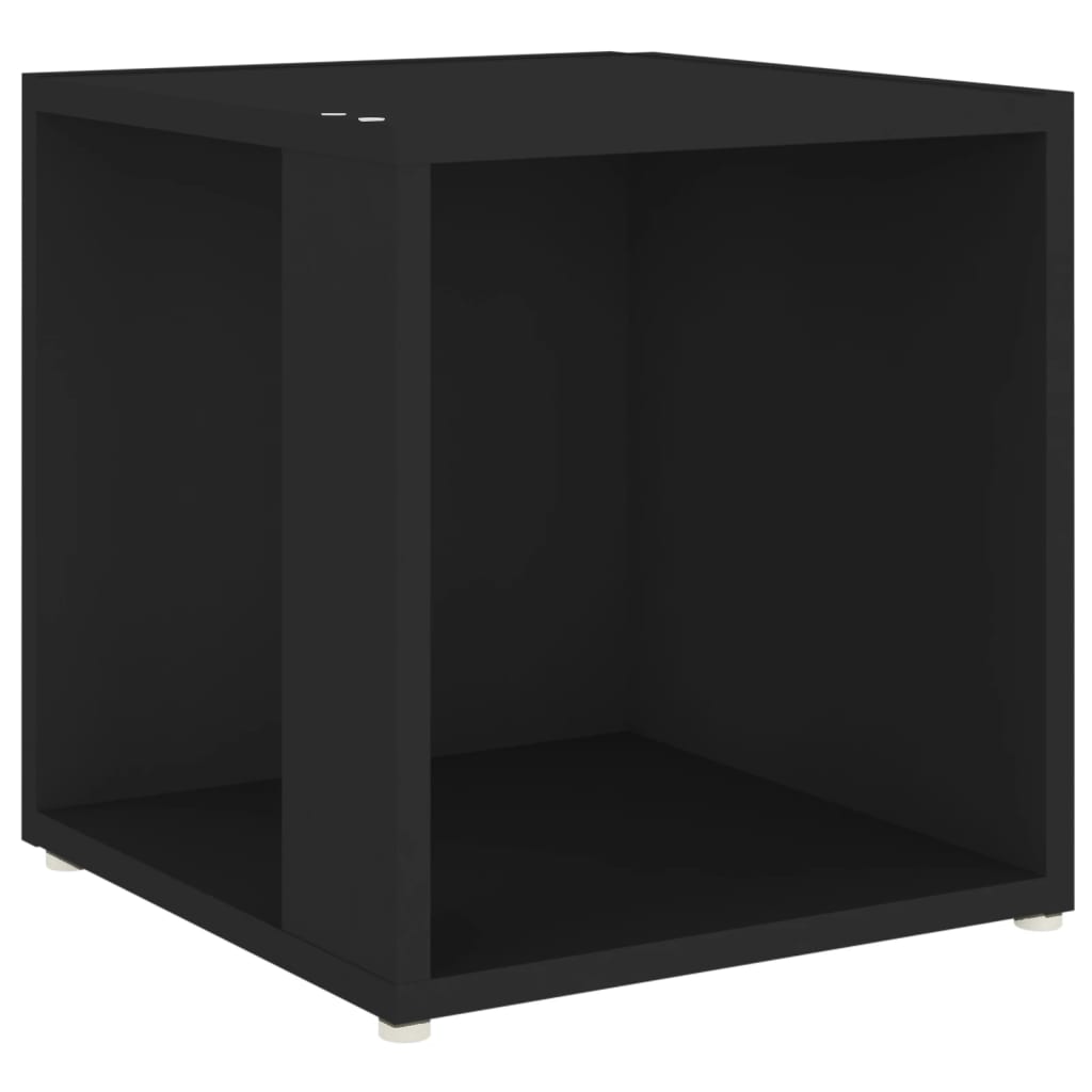 Side Table Black 33x33x34.5 cm Engineered Wood