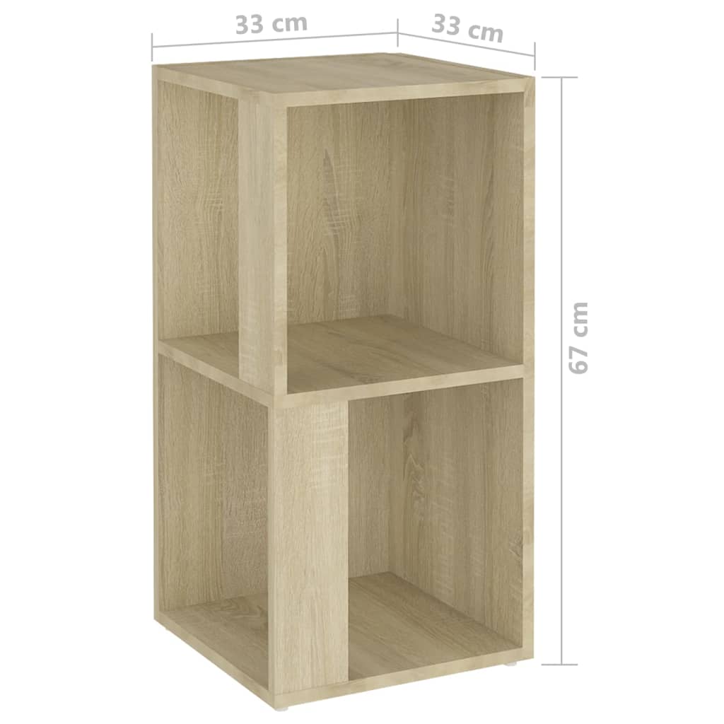 Corner Cabinet Sonoma Oak 33x33x67 cm Engineered Wood