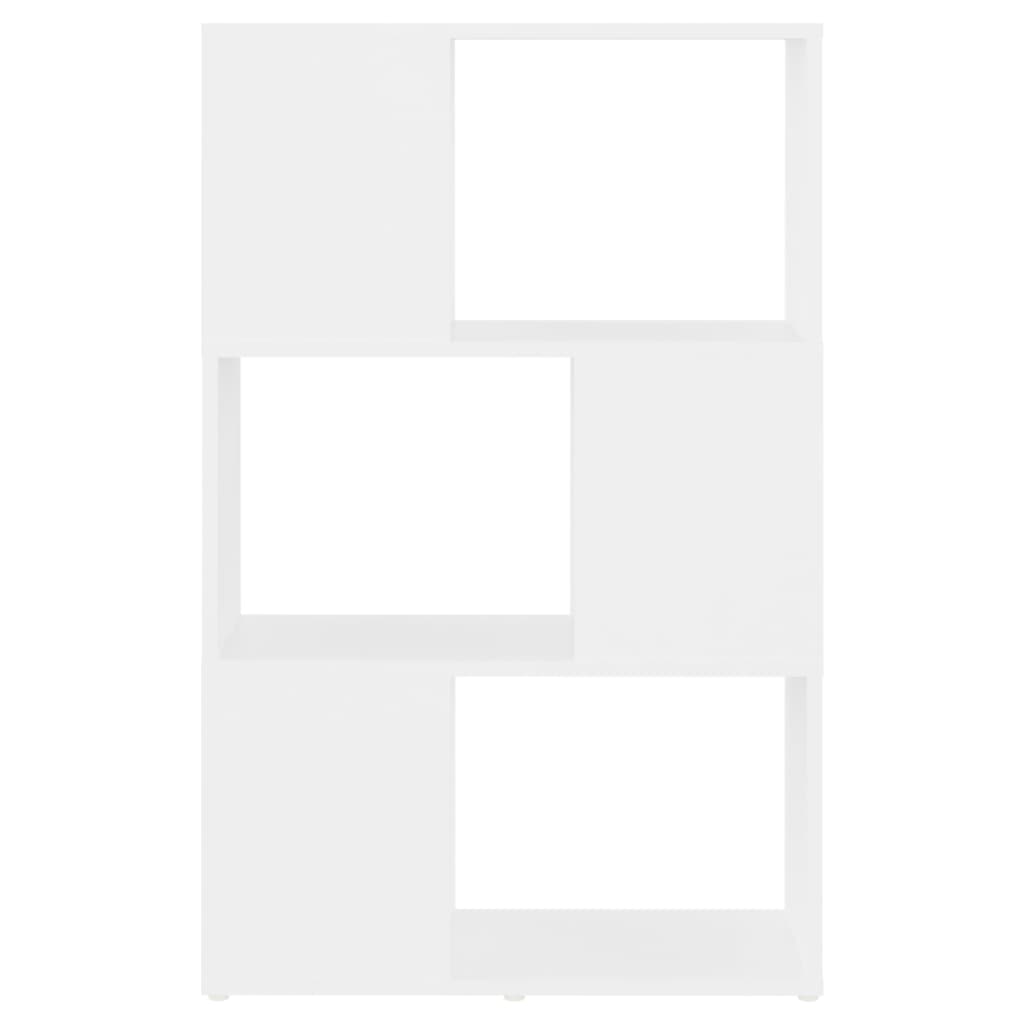 Book Cabinet Room Divider White 60x24x94 cm Engineered Wood