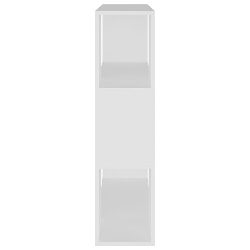 Book Cabinet Room Divider White 80x24x94 cm Engineered Wood