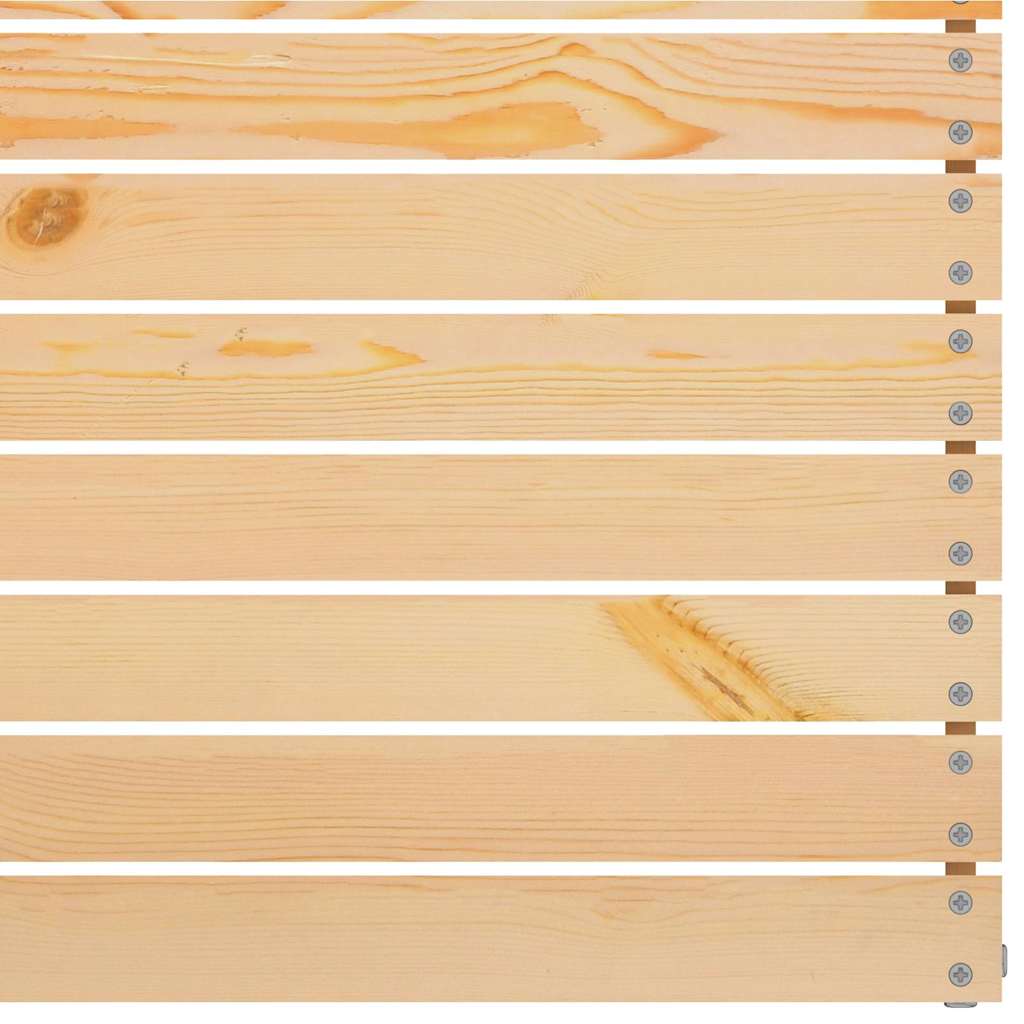 Garden Middle Sofa Solid Wood Pine