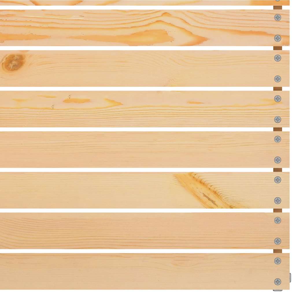 Garden Middle Sofas 4 pcs Solid Pinewood