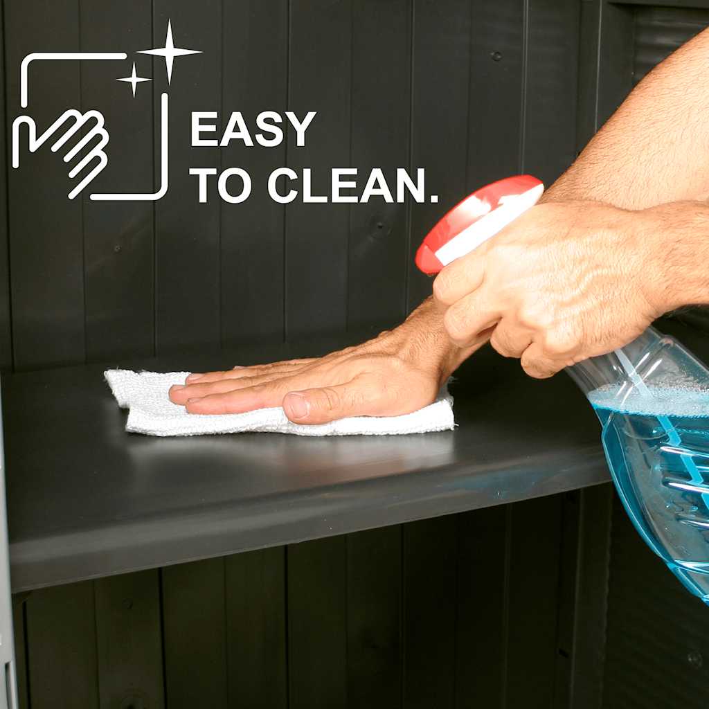 Plastic Cabinet 68x39x92 cm Rattan Design