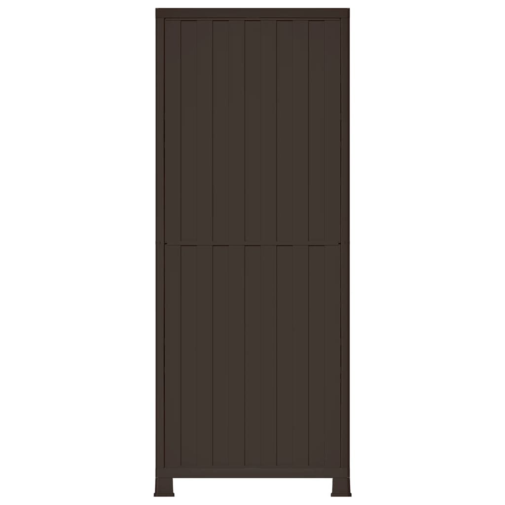 Plastic Cabinet 68x39x171.5 cm Rattan Design