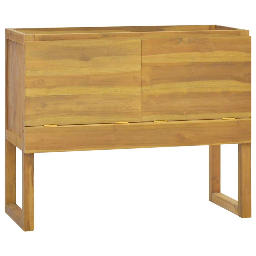 Bathroom Cabinet 90x40x75.5 cm Solid Wood Teak