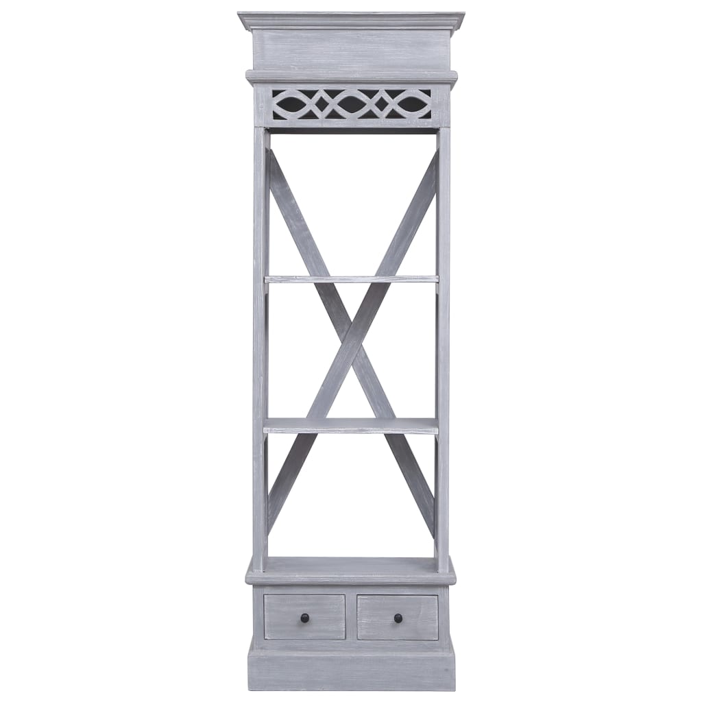 Highboard 60x30x175 cm Solid Mahogany Wood