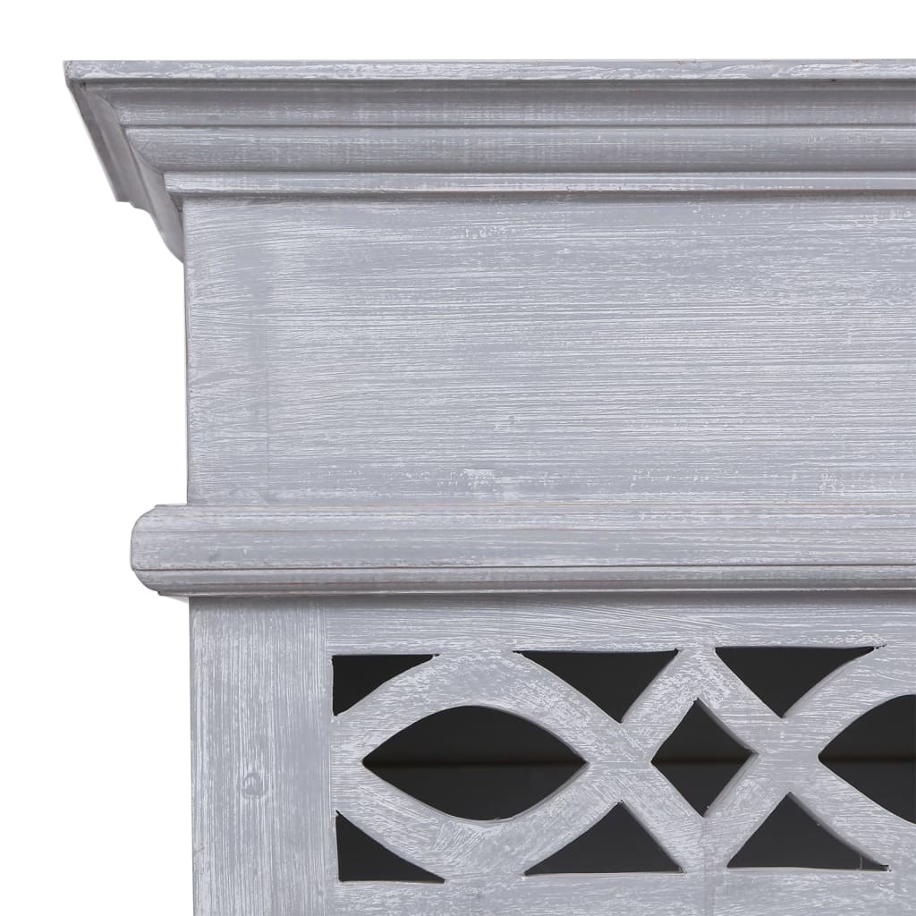 Highboard 60x30x175 cm Solid Mahogany Wood