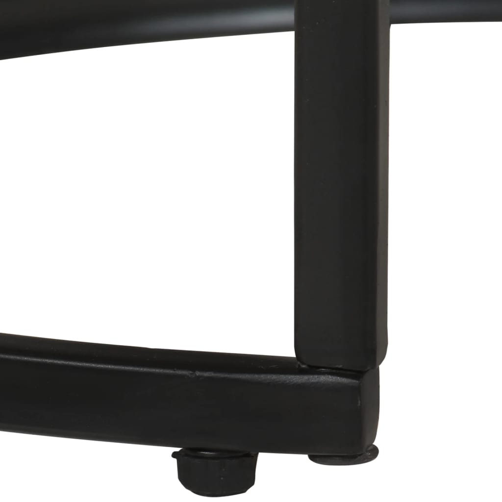 Nesting Tables 3 pcs Rough Mango Wood