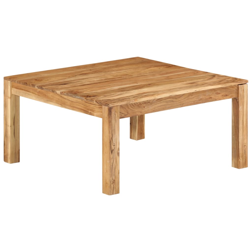 Coffee Table 80x80x40 cm Solid Acacia Wood