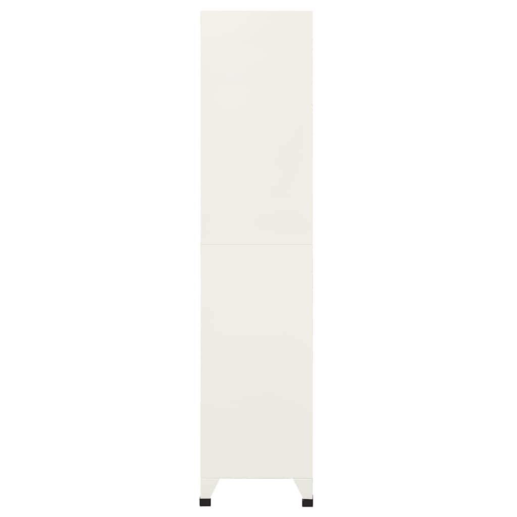 Locker Cabinet Grey and Blue 90x40x180 cm Steel