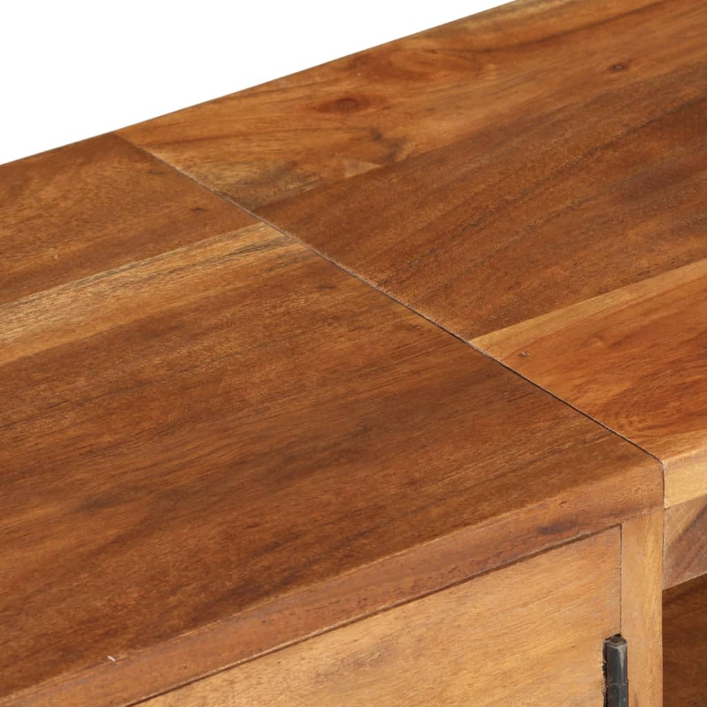 TV Cabinet Solid Wood Acacia with Honey Finish 140x30x40 cm