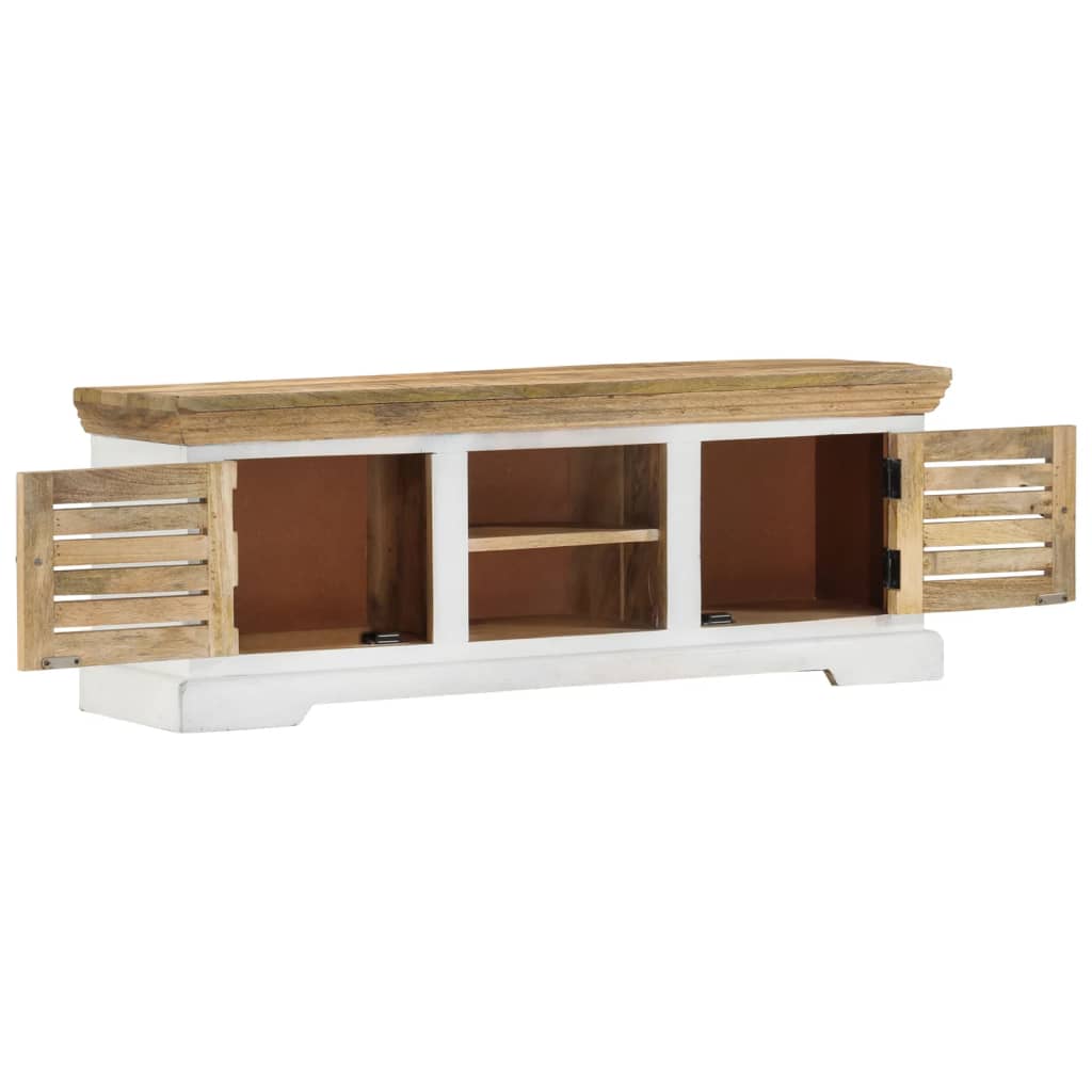 TV Cabinet 110x30x40 cm Solid Wood Mango