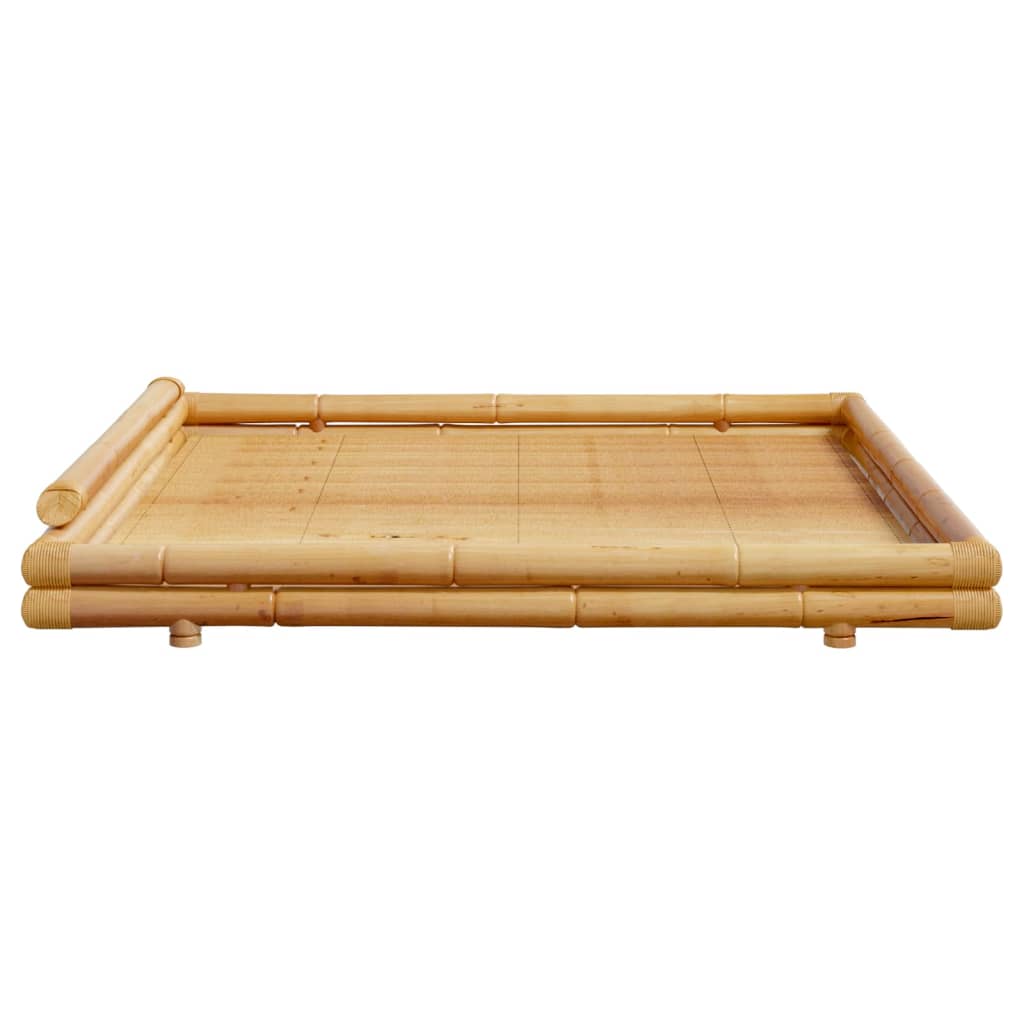Bed Frame without Mattress Bamboo 200x200 cm