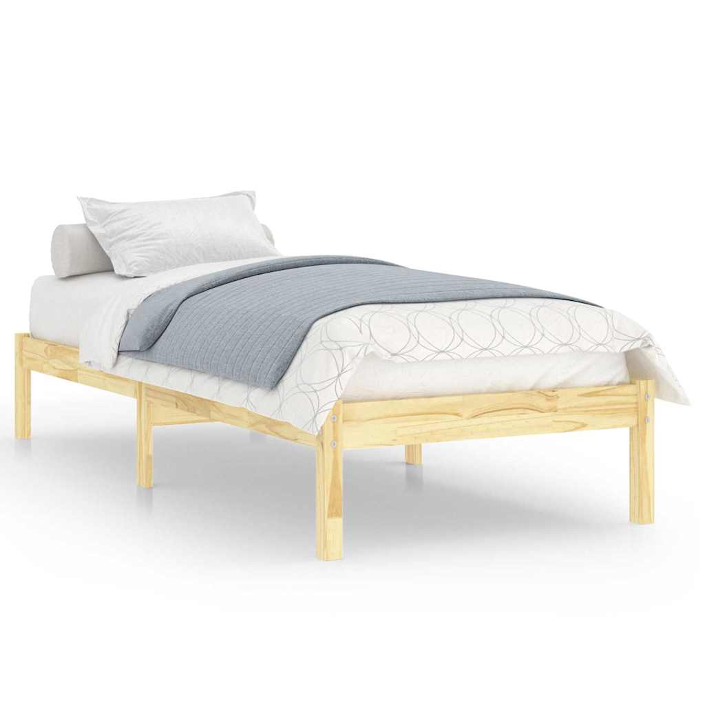 Bed Frame without Mattress Solid Wood Small Single