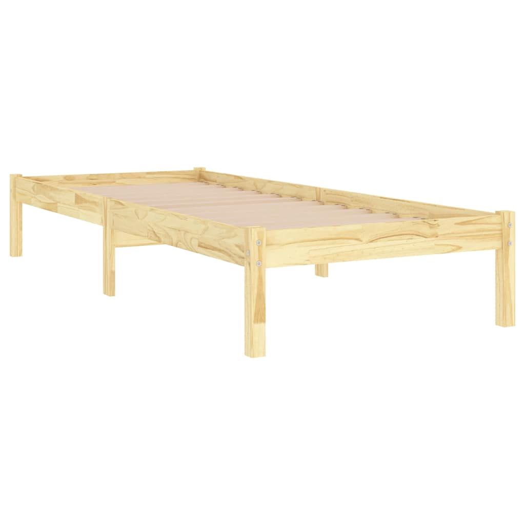 Bed Frame without Mattress Solid Wood Small Single