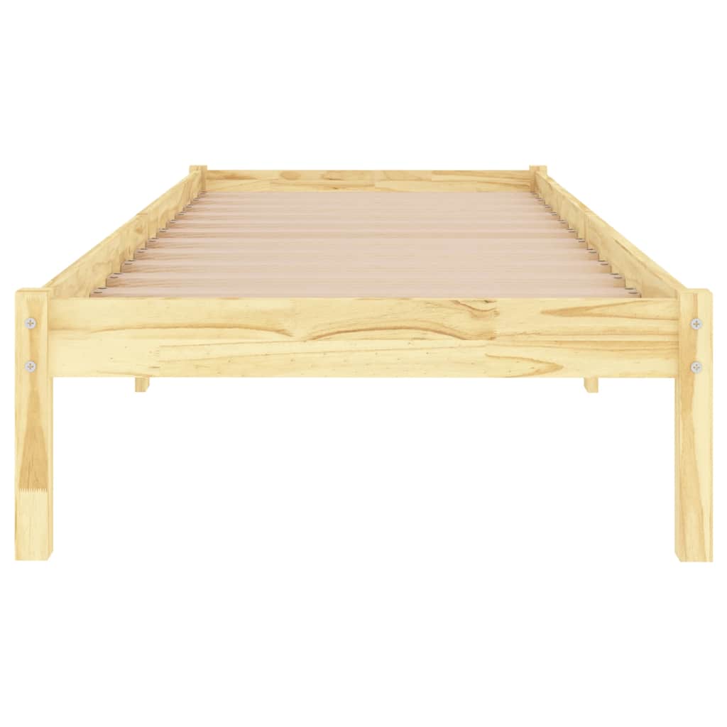 Bed Frame without Mattress Solid Wood Small Single