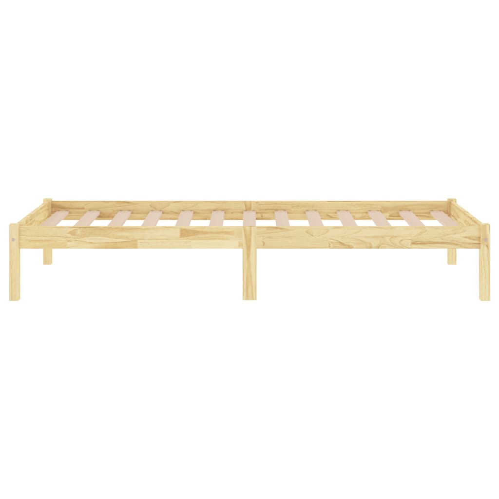 810007 vidaXL Bed Frame without Mattress Solid Wood 100x200 cm