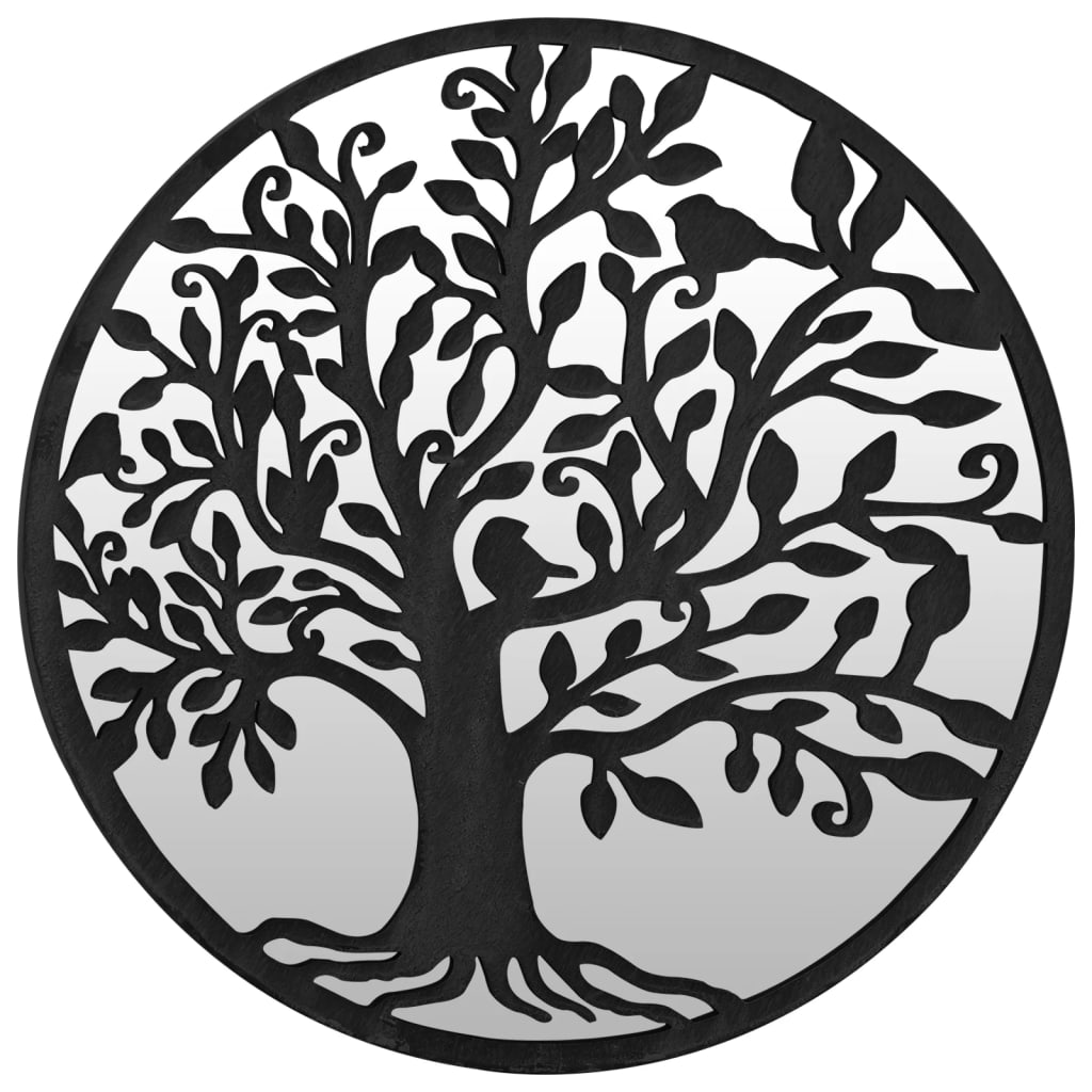 Garden Mirror Iron Round For Outdoor Use