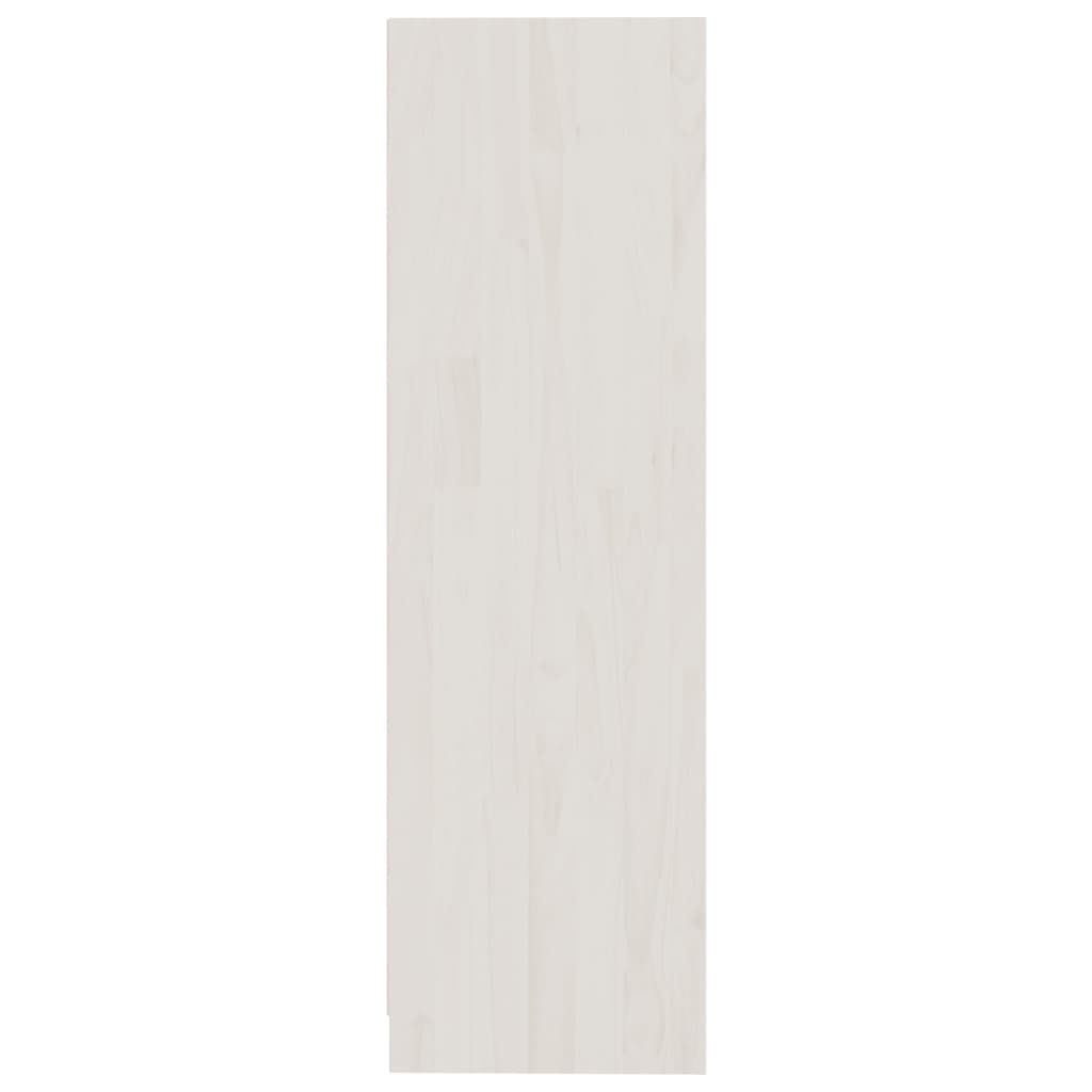 Book Cabinet/Room Divider White 104x33.5x110 cm Solid Pinewood