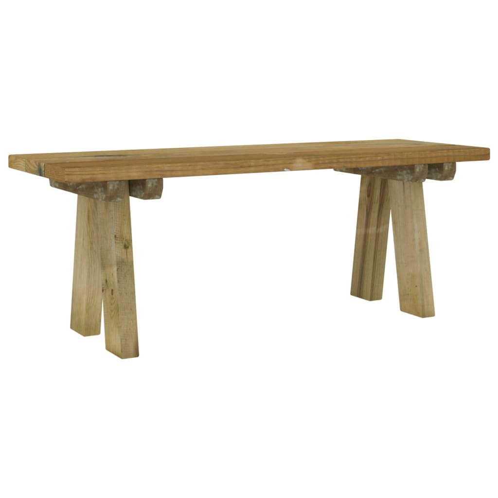 Garden Bench 110 cm Impregnated Solid Wood Pine