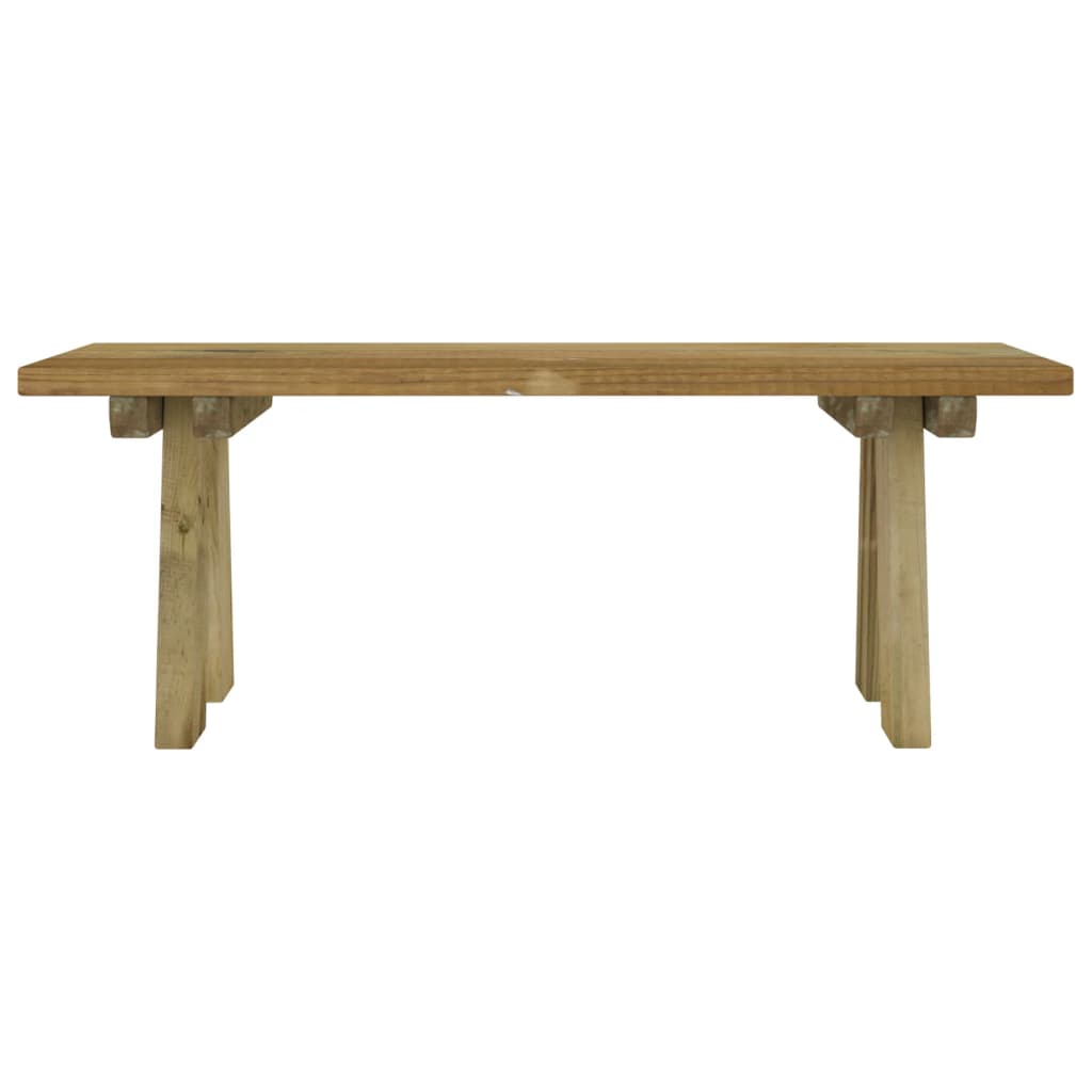 Garden Bench 110 cm Impregnated Solid Wood Pine