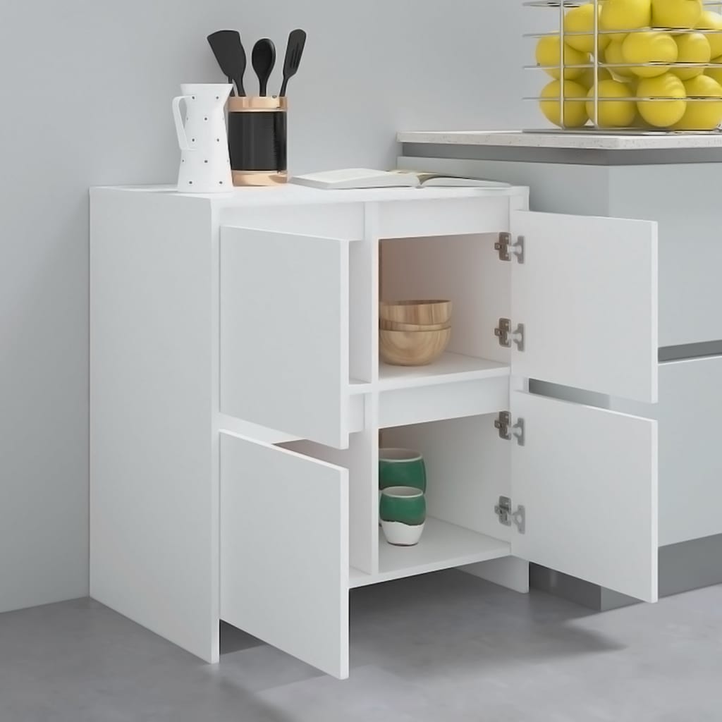 Sideboard White 70x41x75 cm Engineered Wood